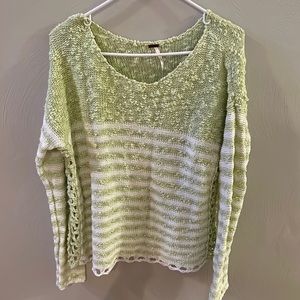 Free People knit sweater Medium